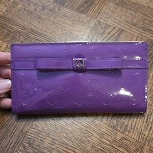 Purple Kate Spade Wallet
